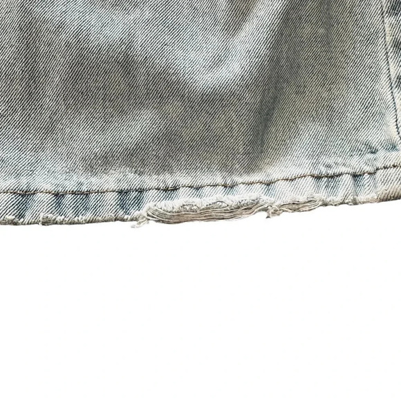 Cotton On women's size 4 light washed baggy distressed jeans - Picture 4 of 8